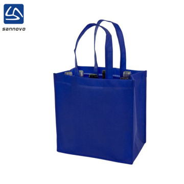 bulk custom logo travel 6-Bottle non woven wine bag from China supplier